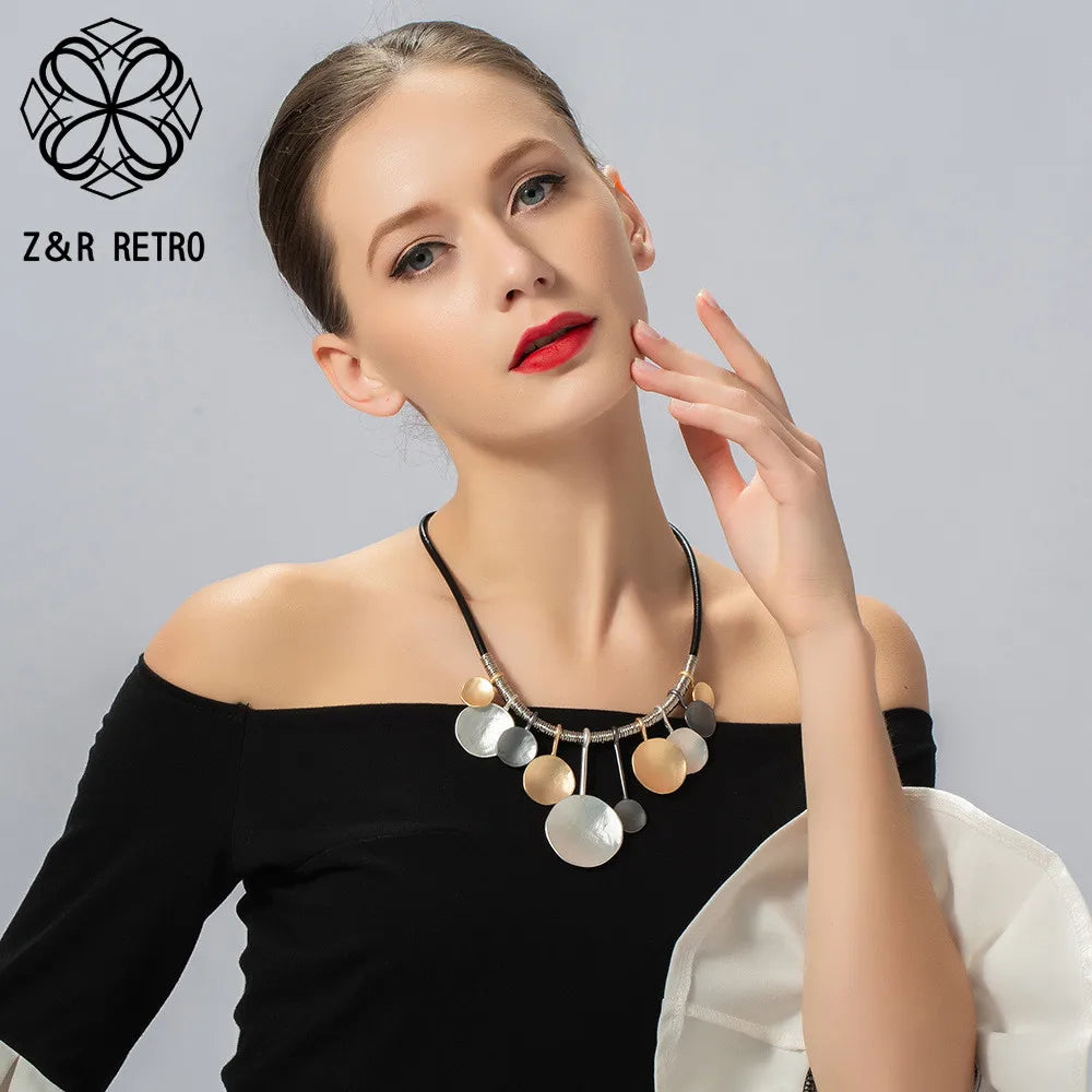 Silver Chokers Necklace for Women Costume Jewelry