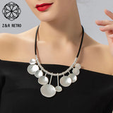 Silver Chokers Necklace for Women Costume Jewelry