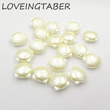 Shell Shape Acrylic Pearl Beads Lot for Chunky Necklace