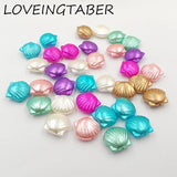 Shell Shape Acrylic Pearl Beads Lot for Chunky Necklace