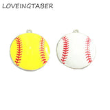 10pcs Baseball Softball Pendant for Necklace Making