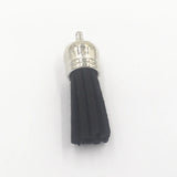 Suede Leather Small Tassel Pendants Lot of 100