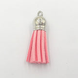Suede Leather Small Tassel Pendants Lot of 100