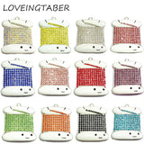 10pcs/lot Bobbin Cards Rhinestone Pendants For Chunky Necklace