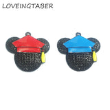 10pcs/lot Minnie With Hat Rhinestone Pendants