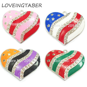 10pcs 45mm Rhinestone Pendants - Holiday Assortment for Special Occasions