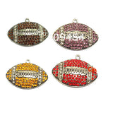 10pcs Antique Silvery Soccer Football Pendant 50mm*35mm