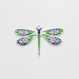 10pcs/Lot Enamel Dragonfly Pendants for Necklace Making