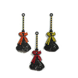Halloween Broom Rhinestone Pendants Lot of 10 for Jewelry Making