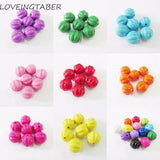 20mm 115pcs Acrylic Watermelon Beads