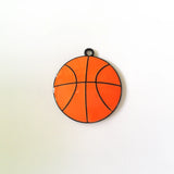 Newest 35mm 10pcs /lot Basketball Pendant for Kids Necklace Making
