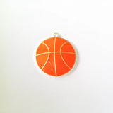 Newest 35mm 10pcs /lot Basketball Pendant for Kids Necklace Making