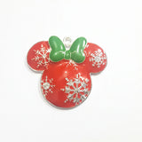 10pcs Minnie With Snowflake Pendants 42mm*37mm