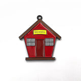 10pcs Full Enamel School House Pendant for Kids - Back to School