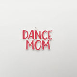 Enamel Dance Mom Silvery Pendant for Necklace Making 10pcs