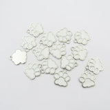 30pcs/bag Enamel Dog Paw Charm Pendant DIY Jewelry Making