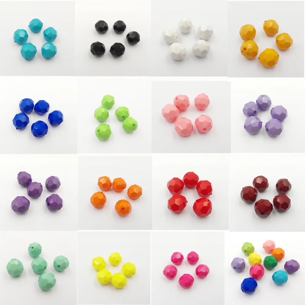 12mm/20mm Acrylic Beads for Necklace Making