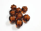 Chunky Coffee Acrylic Watermelon Beads - 12mm/16mm/20mm