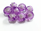 Purple Acrylic Watermelon Beads in Beads - Choose Size First