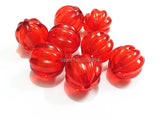 12mm/16mm/20mm Red Acrylic Watermelon Beads