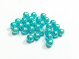 Blue Acrylic Pearl Beads 6-25mm for Jewelry Making