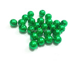 Christmas Green Acrylic Pearl Beads - Choose Size: 6mm to 25mm