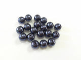 Dark Blue Acrylic Pearl Beads 6-25mm #66