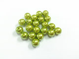 Olive Green Acrylic Pearl Beads 6-25mm