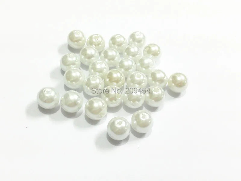 Acrylic Pearl Beads - Various Sizes - Crafting Jewelry Supplies