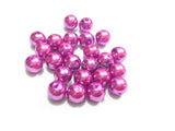 Red-Purple Acrylic Pearl Beads 6-25mm