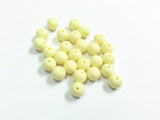 6-20mm Beige Acrylic Solid Beads