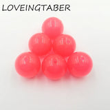 Bright Hotpink Chunky Acrylic Jelly Beads for Kids Jewelry Making
