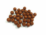 Brown Acrylic Solid Beads 6mm-20mm