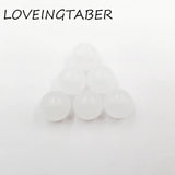 Clear Chunky Acrylic Jelly Beads for Kids Jewelry - Choose Size First