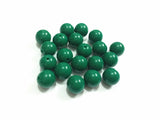 Fall Dark Green Acrylic Beads - Choose Size First