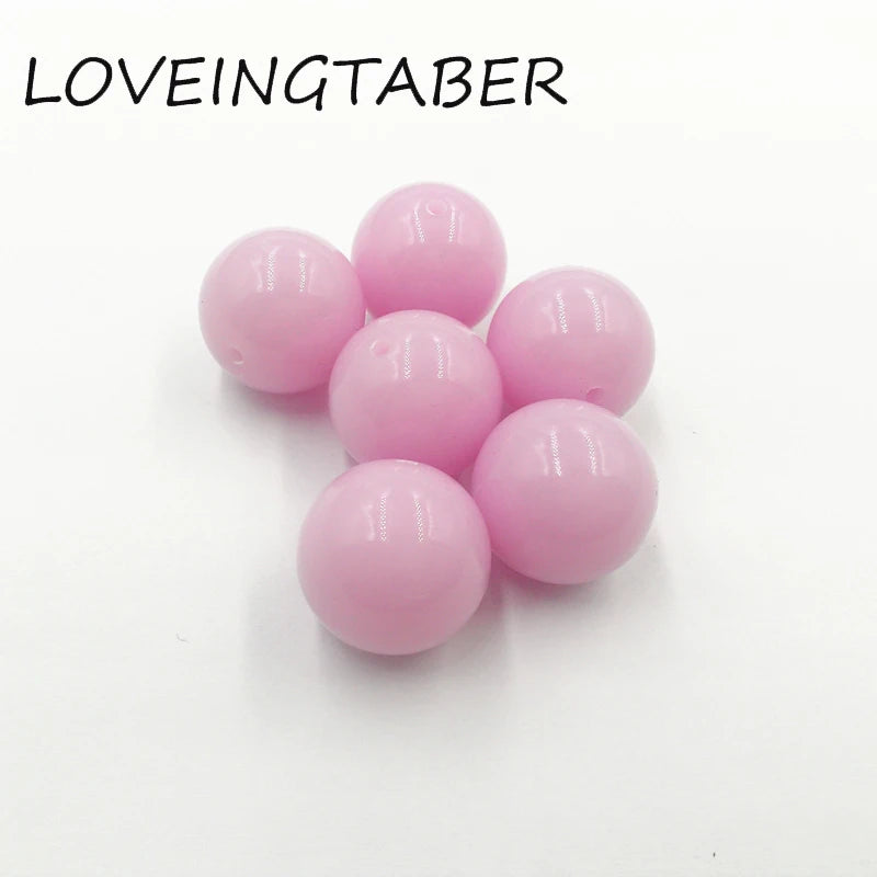 Lavender Chunky Acrylic Jelly Beads for Kids Jewelry