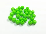 Light Green Acrylic Solid Beads - Choose Size First