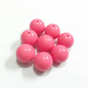 Pastel/Spring Acrylic Solid Beads For Chunky Kids/DIY/Hand