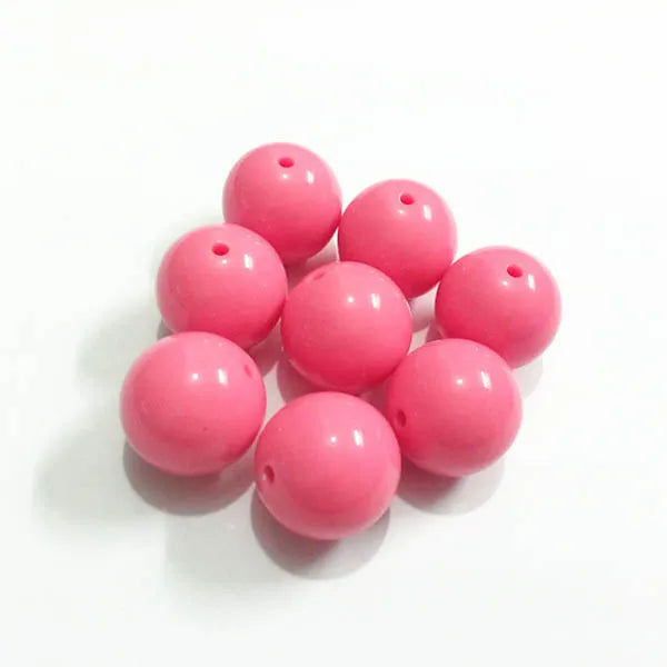 Pastel/Spring Acrylic Solid Beads For Chunky Kids/DIY/Hand