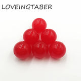 6mm-20mm Red Chunky Acrylic Jelly Beads Kids Jewelry