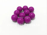 Dark Purple Neon Acrylic Beads - Various Sizes Available