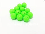 Light Green Neon Solid Acrylic Beads for Chunky Necklace