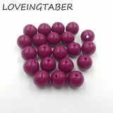 Marron Acrylic Solid Beads 8mm-20mm for DIY Necklace Bracelet Making