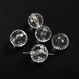Clear Many Faceted Beads Jewelry Accessories DIY Hand Beads