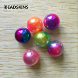 20mm Magic Acrylic Pearl Beads for Chunky Necklace - 100pcs