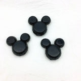 50PCS Chunky Mouse Head Beads 35x25mm for Jewelry Necklace