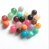 Marble Effect Acrylic Beads for Chunky Necklace - Size 6-20 mm