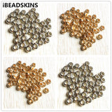 500Pcs Gold/White K Spacer Jump Ring CCB Beads for Necklace Bracelet