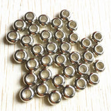 500Pcs Gold/White K Spacer Jump Ring CCB Beads for Necklace Bracelet