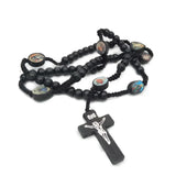 Christian Catholic JERUSALEM Wooden Cross Necklace For Women